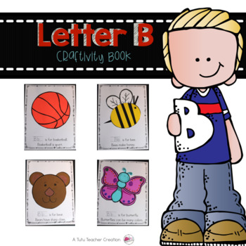 Preview of Letter B Craftivity Book