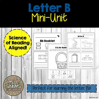 Preview of Letter B - Mini-Unit - Science of Reading - Orton Gillingham Inspired