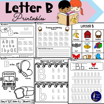 Letter B Printables by Soumara Siddiqui | TPT