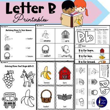 Letter B Printables by Soumara Siddiqui | TPT