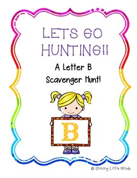 Preschool Alphabet: B is for Bears (Book Scavenger Hunt