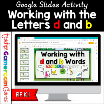 Preview of Letter B and D Google Activity