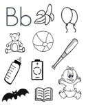 letter b coloring page worksheets teaching resources tpt