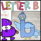 Letter B craft | Alphabet crafts | Lowercase letter craft 