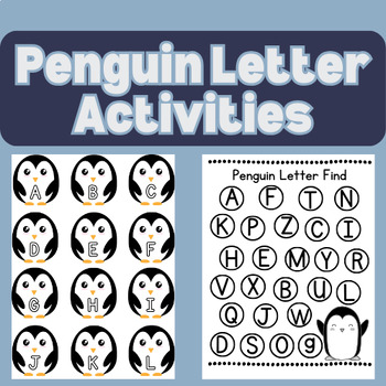 Letter & Beginning Sound Penguin Themed Activities by Ms Daffodils ...