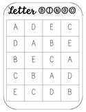 Letter Bingo Cards