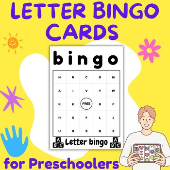 Letter Bingo Cards for Preschoolers by Little Minds Books | TPT