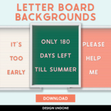 Letter Board Backgrounds - Floral Edition - Perfect for Di