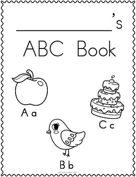 letter book i know my abcs letter tracing by kinder sparks tpt