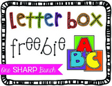 Letter Box FREEBIE