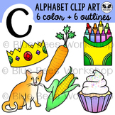 Letter C Clip Art Alphabet / Beginning Sound C