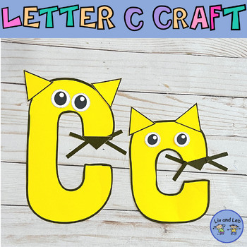 Letter C Alphabet Craft- Cat Craft by Liv and Leb | TPT