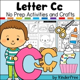 Letter C Alphabet No Prep Activities and Crafts