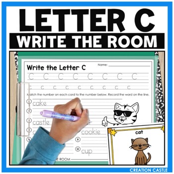 Alphabet Write the Room for the Letter C by Creation Castle | TpT