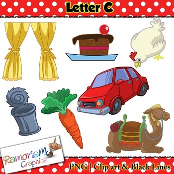 Letter C Clip Art by RamonaM Graphics | Teachers Pay Teachers