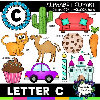 Letter C Clipart - 20 images! For Commercial and Personal Use! | TpT