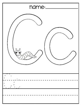 Letter C Coloring Page by Teacher Coloring Store | TPT