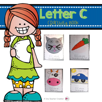Preview of Letter C Craftivity Book