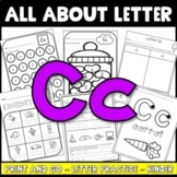 Letter Cc Worksheets and Book Kindergarten or Preschool