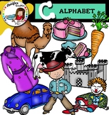 Letter C clip art set