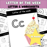 Letter C packet | Letter of the Week Worksheets | Letter P
