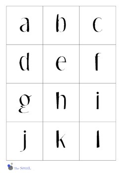 Letter Cards 3 - upper and lower case by The SpeeL | TpT
