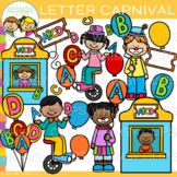 Letter Carnival Kids Clip Art
