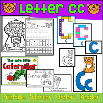 Letter Cc Printable Alphabet Activities and Emergent Readers for ...