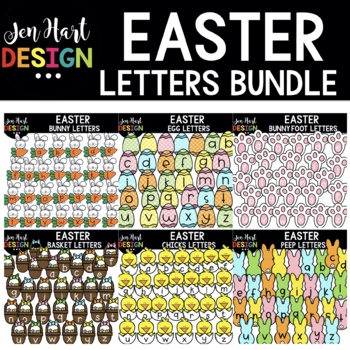 Preview of Letter Clipart - Easter Clip Art Bundle - Jen Hart Design