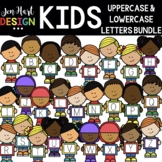 Letter Clipart - Kid Alphabet Clip Art Bundle - Jen Hart Design
