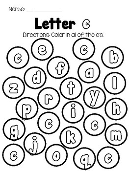 Letter Color: Alphabet Recognition - LOWERCASE letters by ...