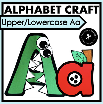 Letter Crafts Uppercase and Lowercase A | TPT