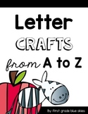 Alphabet Letter Crafts for Back to School