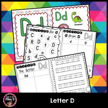 Alphabet Letter D by Tales From Miss D | Teachers Pay Teachers