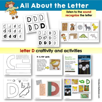 Letter D | Alphabet | Preschool | Phonics | Learn the Alphabet | TpT