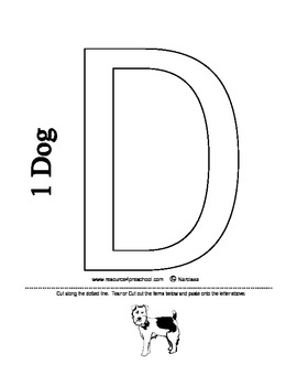 Letter D - BASIC Alphabet Curriculum for Preschool and Kindergarten - Core