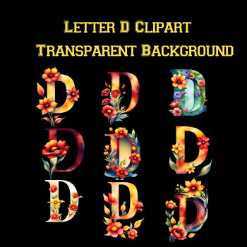 Preview of Letter D Clipart Images