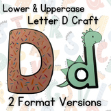 Letter D Craft: Uppercase and Lowercase