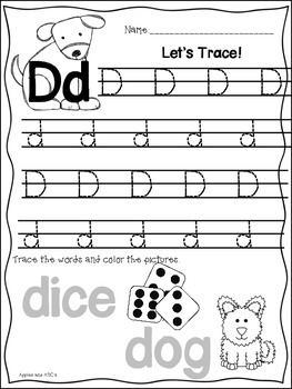 Letter D {Letter of the Week} by Michelle Griffo from Apples and ABC's