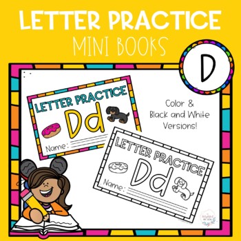 Letter D Practice Mini Book by The Delightful Mrs DeTine | TpT