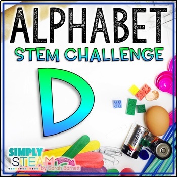 Preview of Letter D STEM Challenge | Letter D Activity