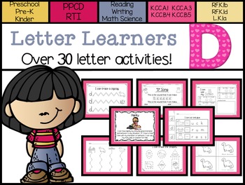 Preview of Letter Learners: Letter D