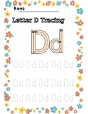 Letter D Tracing  worksheet