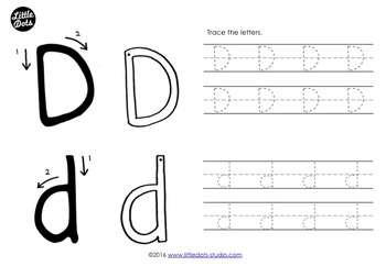 letter d activities and worksheets by little dots tpt