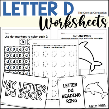 Letter D Worksheets for Letter Recognition and Beginning Sounds | TPT