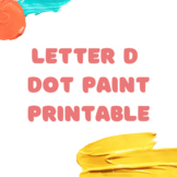 Letter D dot paint