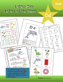 Letter Dd (D is for Dinosaur): Letter Zoo- Preschool Curriculum