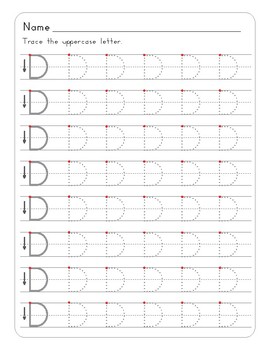 Letter Dd ... Letter of the Week Activity Worksheets by MaQ Tono