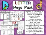 Letter Dd Mega Pack- Kindergarten Alphabet- Handwriting, L
