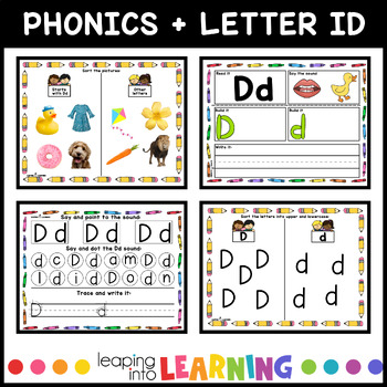 Letter D Activities by Leaping into Learning with Kaley | TpT